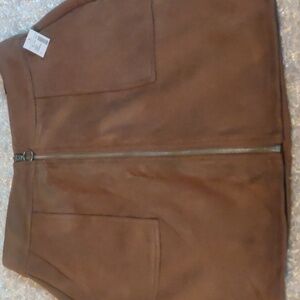 Maurice's Brown Zippered Women's Skirt Size 8 NWT